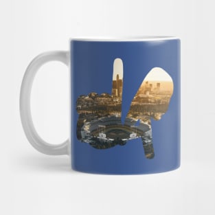 LA Hands, Dodger Stadium v3 Mug